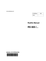 Wacker Neuson RS800H Manual de usuario