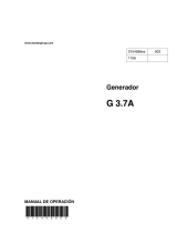 Wacker Neuson G3.7A Manual de usuario