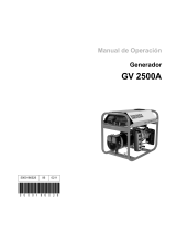 Wacker Neuson GV2500A Manual de usuario