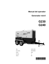 Wacker Neuson G240 Manual de usuario
