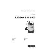 Wacker Neuson PS2500 Manual de usuario