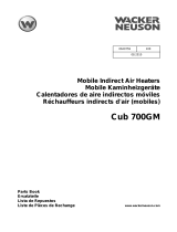Wacker Neuson CUB700GM Parts Manual