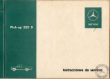 Mercedes-Benz W115 Pick-Up Argentina El manual del propietario