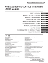 Mitsubishi RCN-EK2 Manual de usuario