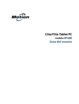 Motion Computing C5te Windows 7 El manual del propietario