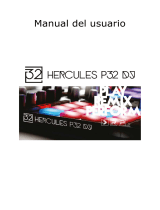 Hercules P32 DJ Manual de usuario