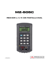 Promax MZ-505C Manual de usuario