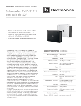 Electro-Voice EVID-S12.1 Ficha de datos