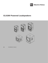 Electro-Voice ELX200 Powered Loudspeakers El manual del propietario