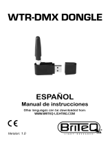 Briteq WTR-DMX DONGLE El manual del propietario