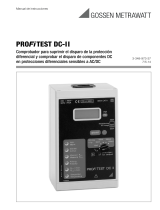 Gossen MetraWatt PROFITEST DC-II Manual de usuario