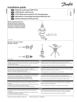 Danfoss Electric expansion valve, type CCMT Guía de instalación