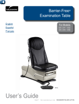 Midmark 625 Barrier-Free® Examination Table Guía del usuario