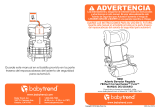BABYTREND PROtect Car Seat Series Yumi Folding Booster Seat - Spanish El manual del propietario