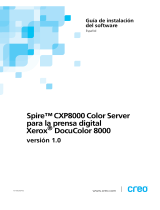 Xerox DocuColor 7000/8000 Guía de instalación