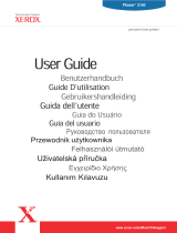 Xerox 3150 Guía del usuario