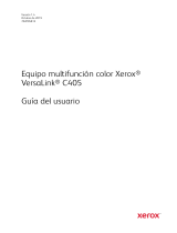 Xerox VersaLink C405 Guía del usuario