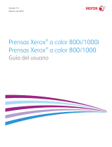 Xerox 1000 color Guía del usuario