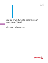 Xerox VersaLink C505 Guía del usuario