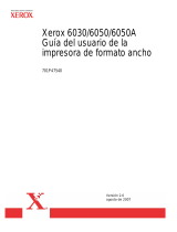 Xerox 6050A Guía del usuario