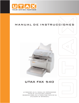 Utax FAX 540 Instrucciones de operación