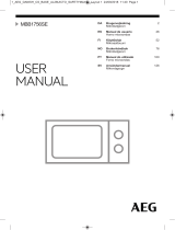 AEG MBB1756SEB Manual de usuario