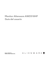 Dell Alienware AW2518HF Guía del usuario