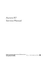 Alienware Aurora R7 Manual de usuario