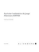 Alienware Wireless Gaming Headset AW988 Guía del usuario