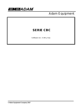 Adam Equipment CBC AE Manual de usuario