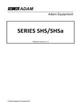 Adam Equipment SHS SHSa Manual de usuario