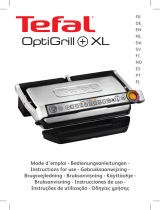 Tefal OptiGrill+XL Serie Manual de usuario