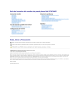 Dell 2707WFP Manual de usuario