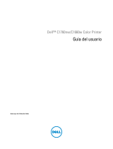 Dell C1660W Color Laser Printer Guía del usuario