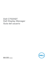 Dell C7520QT Guía del usuario