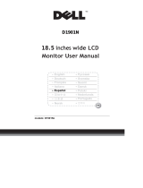 Dell D1901N Guía del usuario