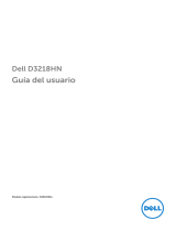 Dell D3218HN Guía del usuario
