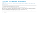 Dell E2213Hb Guía del usuario