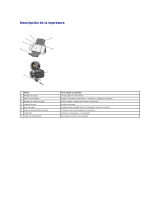 Dell J740 Personal Inkjet Printer Guía del usuario