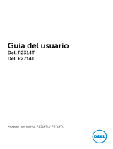 Dell Dell P2314T Guía del usuario