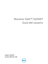 Dell S2240T 21.5 Multi-Touch Monitor Guía del usuario