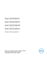 Dell SE2018HR Guía del usuario