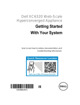 Dell XC6320 Hyper-converged Appliance Guía de inicio rápido