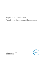 Dell Inspiron 11 3185 2-in-1 Guía de inicio rápido