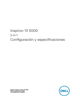 Dell Inspiron 13 5368 2-in-1 Guía de inicio rápido