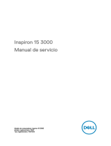 Dell Inspiron 15 3000 Manual de usuario