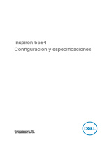 Dell Inspiron 15 5584 Guía del usuario