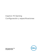 Dell Inspiron 15 Gaming 7566 Guía de inicio rápido
