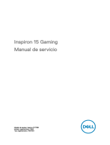 Dell Inspiron 15 Gaming 7566 Manual de usuario