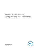 Dell Inspiron 15 Gaming 7567 Guía de inicio rápido